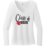 Tell City Marksmen <span class="pdp-name-mascot">Tell City Marksmen</span> District Women's Perfect Tri Long Sleeve V-Neck T-Shirt Front Thumbnail