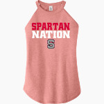 SPRINGFIELD SPARTANS The Online Store District Women's Perfect Tri Rocker Tank Front Thumbnail
