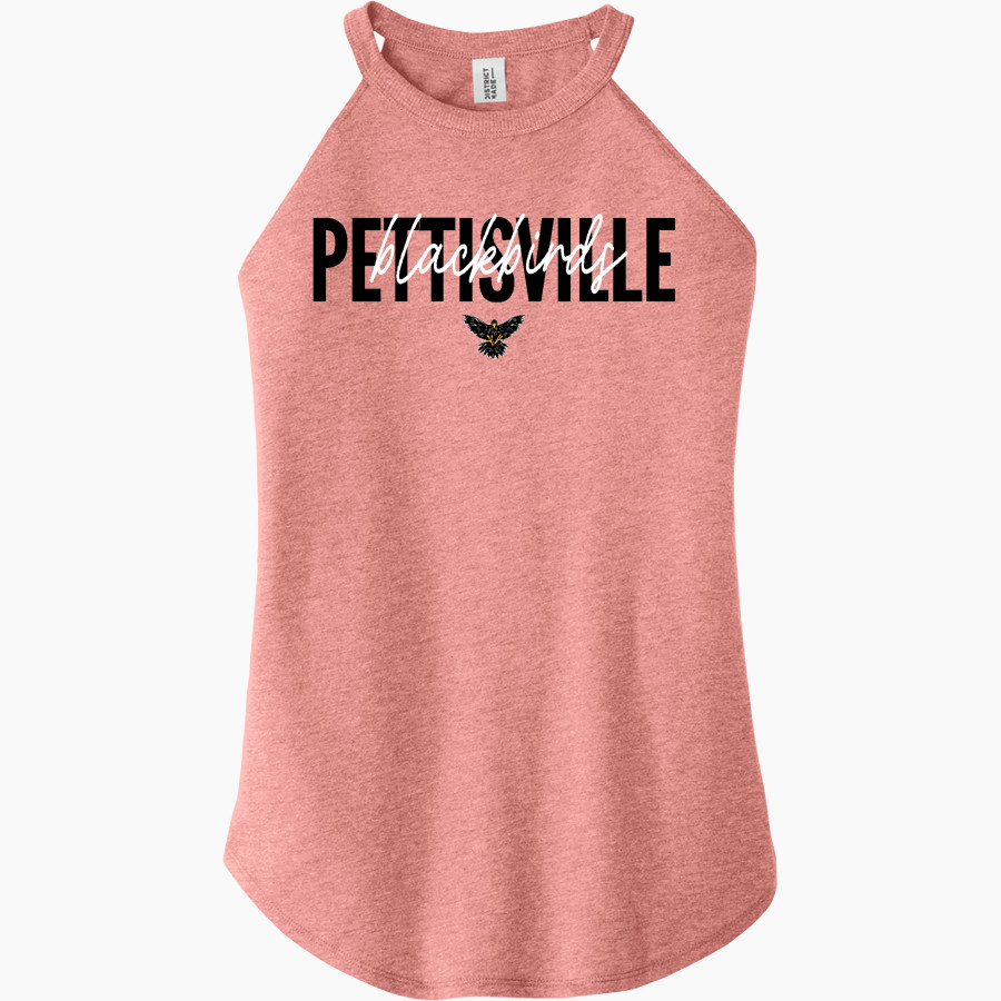 PETTISVILLE BLACKBIRDS ONLINE STORE <span class="pdp-name-mascot">PETTISVILLE BLACKBIRDS</span> District Women's Perfect Tri Rocker Tank