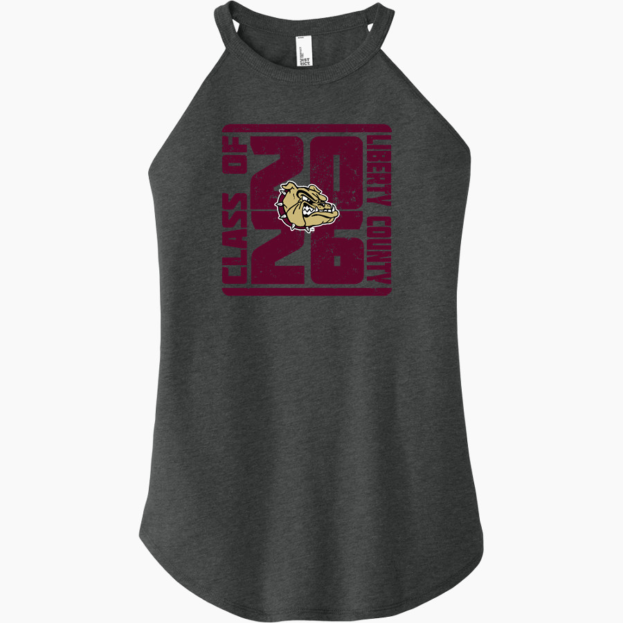 LIBERTY COUNTY HIGH SCHOOL BULLDOGS <span class="pdp-name-mascot">LIBERTY COUNTY BULLDOGS</span> District Women's Perfect Tri Rocker Tank