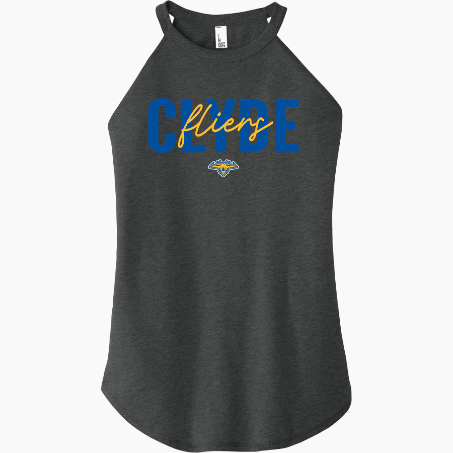 CLYDE HIGH SCHOOL FLIERS <span class="pdp-name-mascot">CLYDE FLIERS</span> District Women's Perfect Tri Rocker Tank