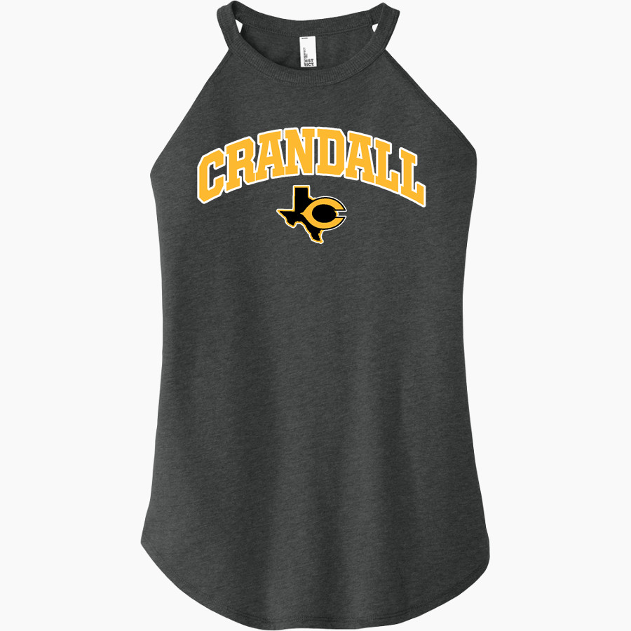 CRANDALL HIGH SCHOOL PIRATES District Women's Perfect Tri Rocker Tank