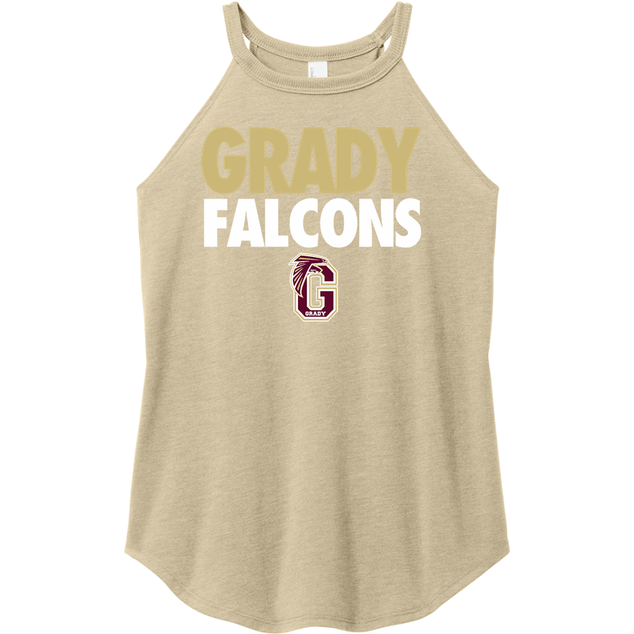 WM E GRADY VOC TECH SCHOOL FALCONS <span class="pdp-name-mascot">GRADY HIGH SCHOOL FALCONS</span> District Women's Perfect Tri Rocker Tank