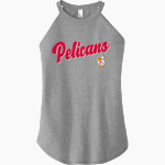 KLAMATH UNION HIGH SCHOOL PELICANS District Women's Perfect Tri Rocker Tank Front Thumbnail