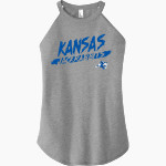 Kansas Jackrabbits <span class="pdp-name-mascot">Kansas School Jackrabbits</span> District Women's Perfect Tri Rocker Tank Front Thumbnail