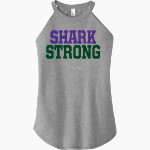Blaker Kinser Sharks <span class="pdp-name-mascot">Blaker Kinser Sharks</span> District Women's Perfect Tri Rocker Tank Front Thumbnail