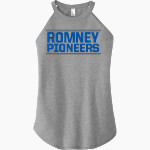 Romney Pioneers <span class="pdp-name-mascot">Romney Pioneers</span> District Women's Perfect Tri Rocker Tank Front Thumbnail