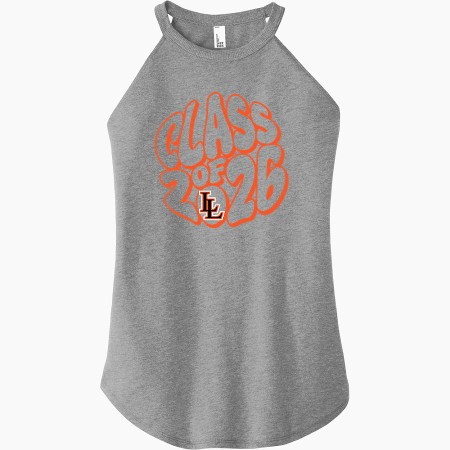 LINDSAY SCHOOL DISTRICT 9 LEOPARDS <span class="pdp-name-mascot">LINDSAY LEOPARDS</span> District Women's Perfect Tri Rocker Tank
