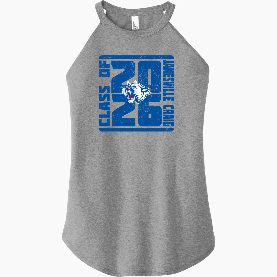 Janesville Craig Cougars District Women's Perfect Tri Rocker Tank