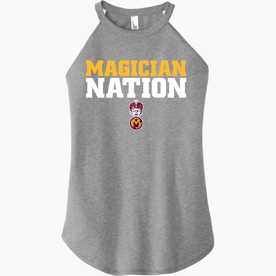 MINOT HIGH SCHOOL MAGICIANS <span class="pdp-name-mascot">MINOT MAGICIANS</span> District Women's Perfect Tri Rocker Tank
