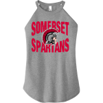 SOMERSET HIGH SCHOOL SPARTANS <span class="pdp-name-mascot">SOMERSET SPARTANS</span> District Women's Perfect Tri Rocker Tank Front Thumbnail