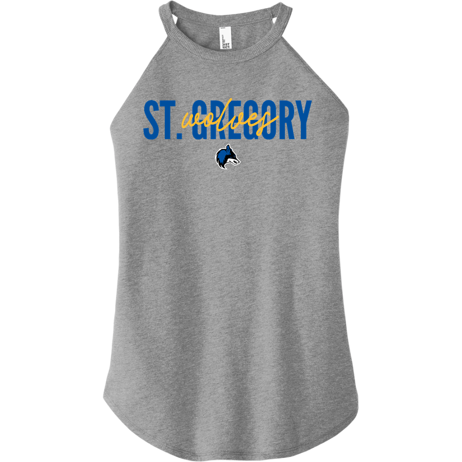St. Gregory Wolves <span class="pdp-name-mascot">St. Gregory School Wolves</span> District Women's Perfect Tri Rocker Tank