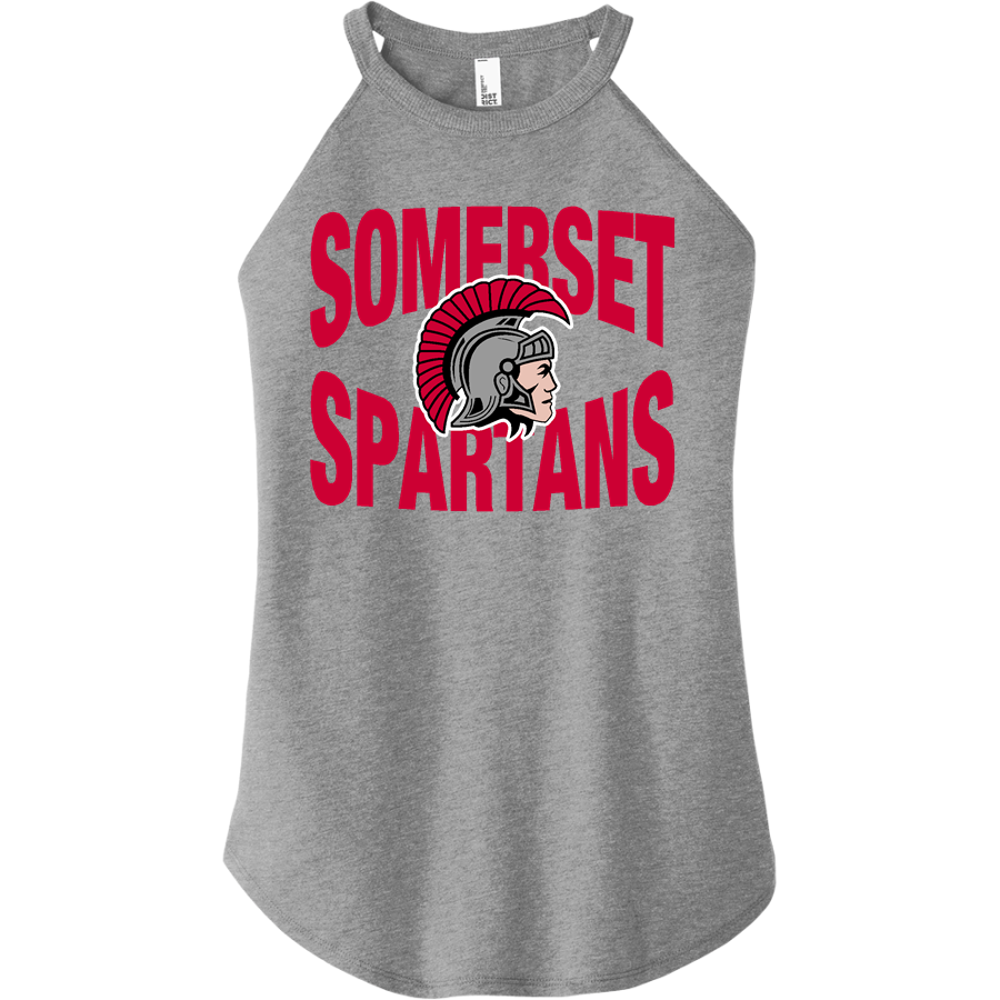 SOMERSET HIGH SCHOOL SPARTANS <span class="pdp-name-mascot">SOMERSET SPARTANS</span> District Women's Perfect Tri Rocker Tank