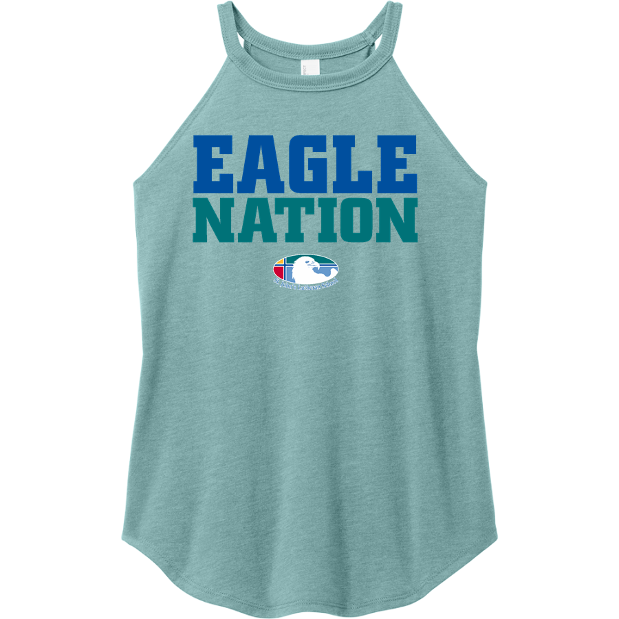 St John's Lutheran Eagles <span class="pdp-name-mascot">St John Lutheran School Eagles</span> District Women's Perfect Tri Rocker Tank