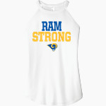 CUBA HIGH SCHOOL RAMS District Women's Perfect Tri Rocker Tank Front Thumbnail