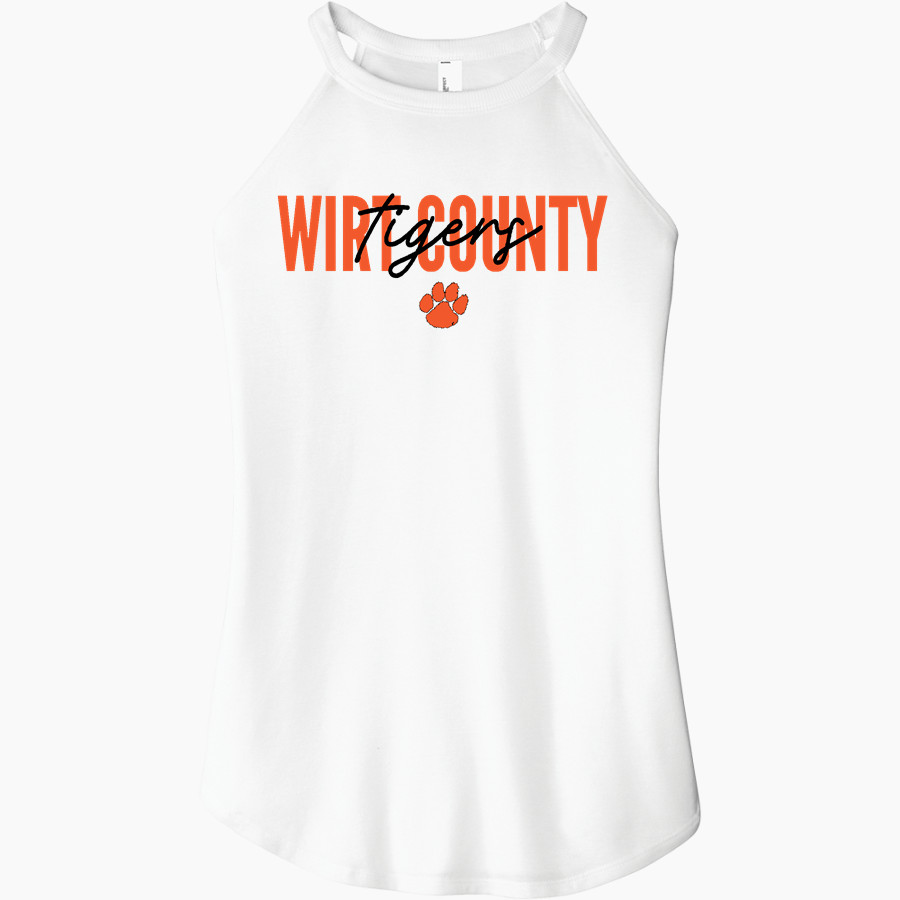 WIRT COUNTY HIGH SCHOOL TIGERS District Women's Perfect Tri Rocker Tank