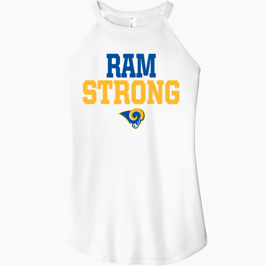 CUBA HIGH SCHOOL RAMS District Women's Perfect Tri Rocker Tank