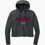 MILLBURY SR HIGH SCHOOL WOOLIES <span class="pdp-name-mascot">MILLBURY MEMORIAL WOOLIES</span> District Women's Perfect Tri Long Sleeve Midi Hoodie Front Thumbnail