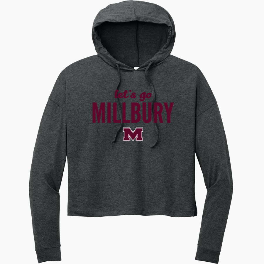 MILLBURY SR HIGH SCHOOL WOOLIES <span class="pdp-name-mascot">MILLBURY MEMORIAL WOOLIES</span> District Women's Perfect Tri Long Sleeve Midi Hoodie
