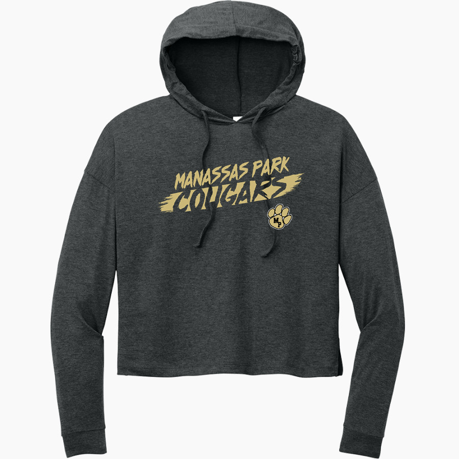 Manassas Park Cougars District Women's Perfect Tri Long Sleeve Midi Hoodie