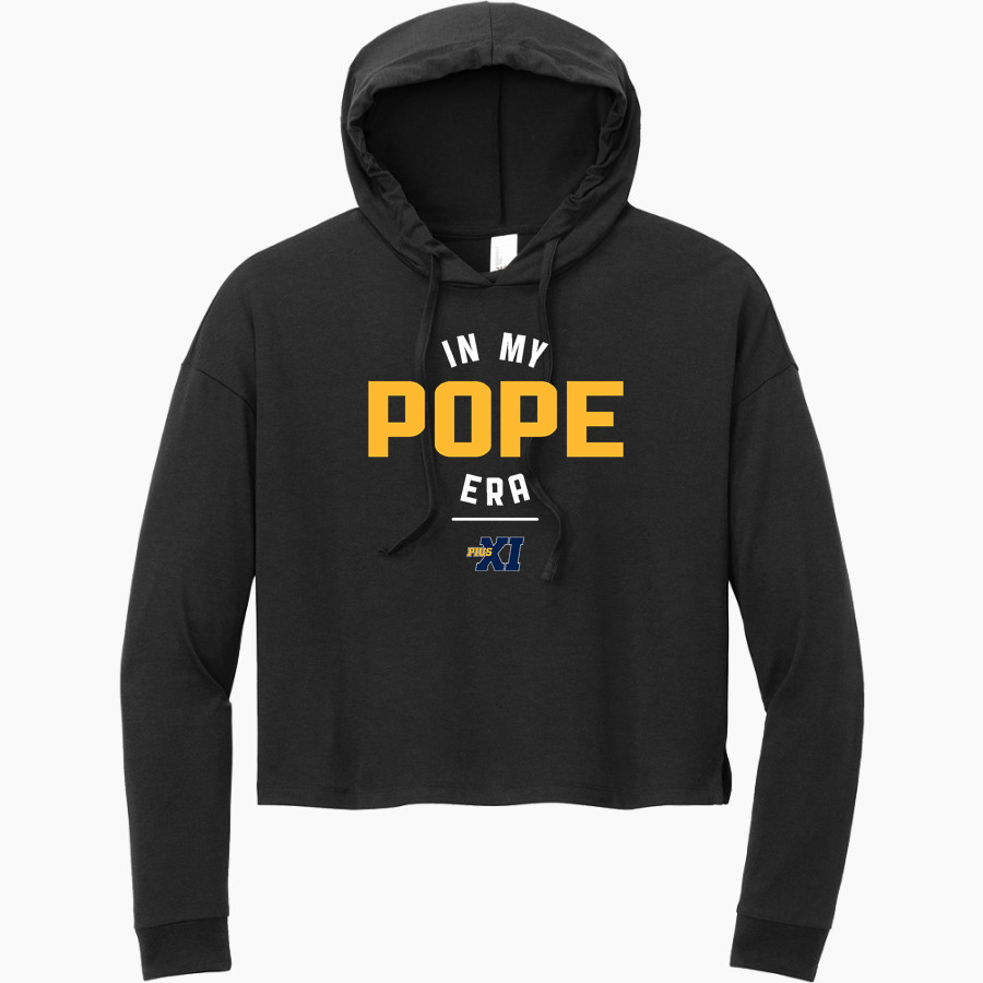 Pius XI Catholic High School Official Online Store <span class="pdp-name-mascot">Pius XI Popes</span> District Women's Perfect Tri Long Sleeve Midi Hoodie