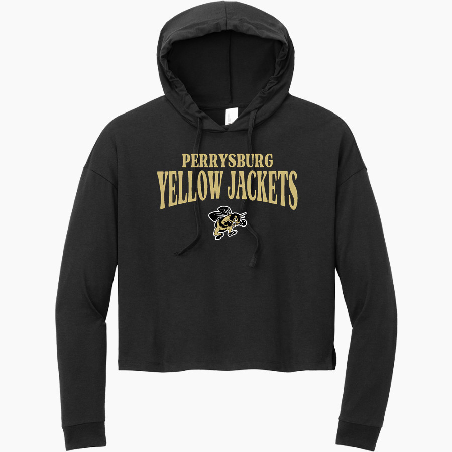 PERRYSBURG HIGH SCHOOL YELLOW JACKETS <span class="pdp-name-mascot">PERRYSBURG YELLOW JACKETS</span> District Women's Perfect Tri Long Sleeve Midi Hoodie