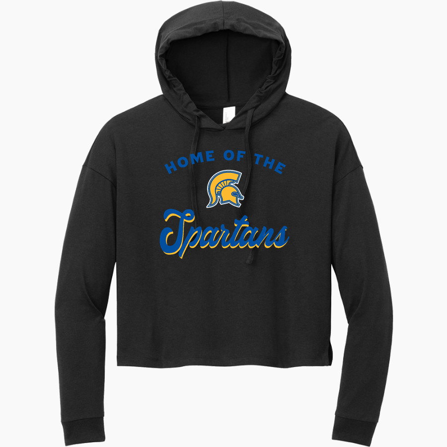 MASON CO CENTRAL HIGH SCHOOL SPARTANS District Women's Perfect Tri Long Sleeve Midi Hoodie