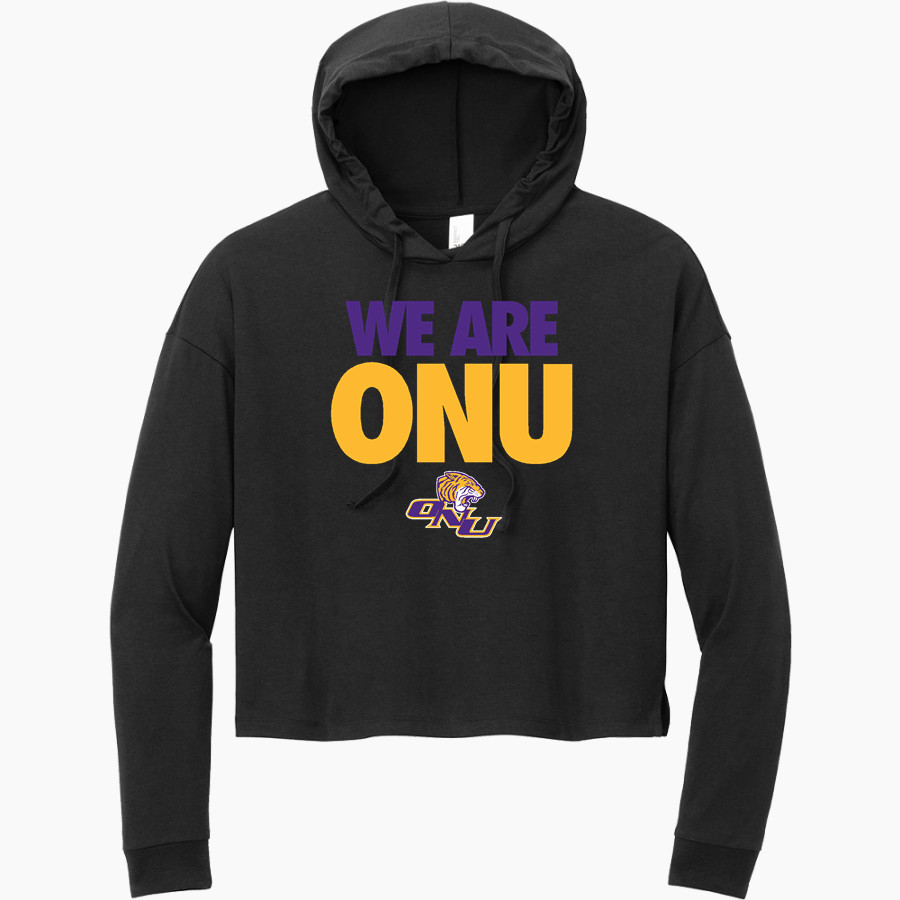 Olivet Nazarene Tigers District Women's Perfect Tri Long Sleeve Midi Hoodie
