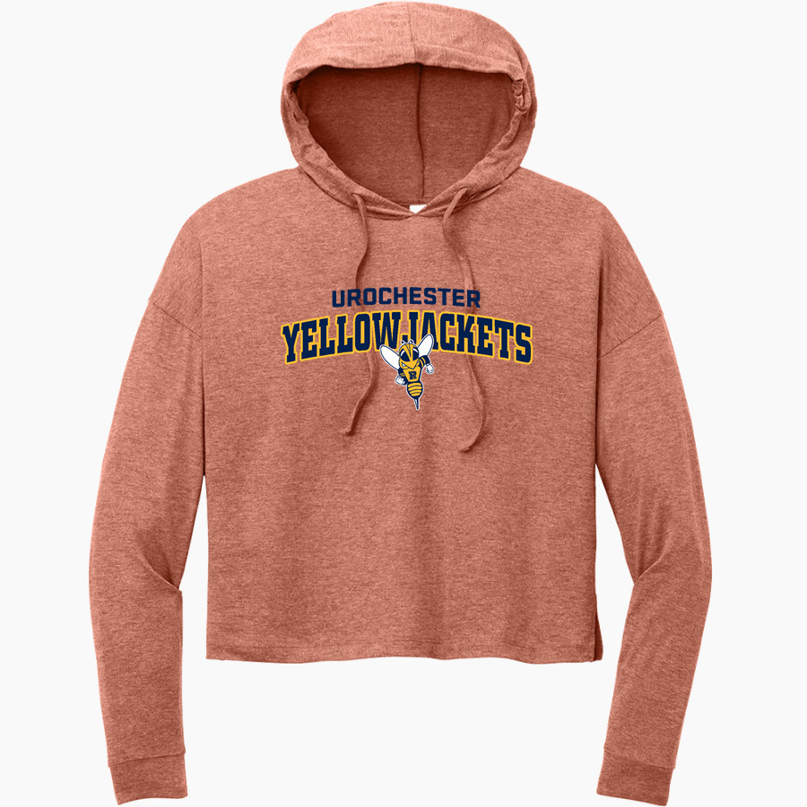 Rochester YellowJackets <span class="pdp-name-mascot">University of Rochester Athletics</span> District Women's Perfect Tri Long Sleeve Midi Hoodie