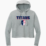 Tesoro Titans District Women's Perfect Tri Long Sleeve Midi Hoodie Front Thumbnail