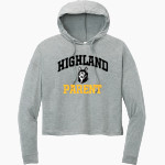 HIGHLAND HIGH SCHOOL HUSKIES District Women's Perfect Tri Long Sleeve Midi Hoodie Front Thumbnail