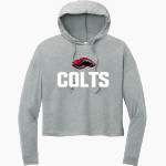 TROY HIGH SCHOOL COLTS District Women's Perfect Tri Long Sleeve Midi Hoodie Front Thumbnail