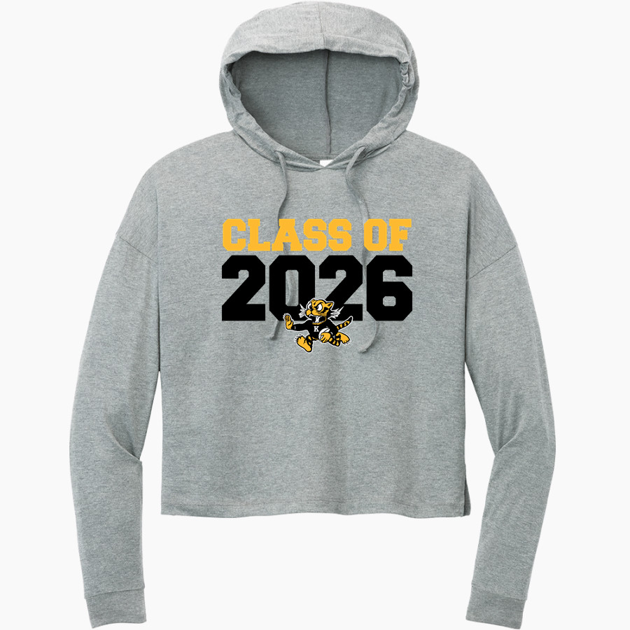 Fort Hays State University Tigers District Women's Perfect Tri Long Sleeve Midi Hoodie