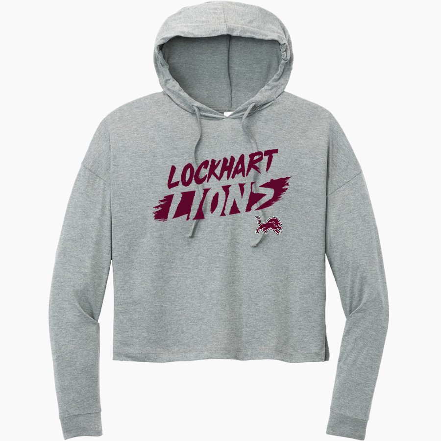 LOCKHART HIGH SCHOOL LIONS <span class="pdp-name-mascot">LOCKHART LIONS</span> District Women's Perfect Tri Long Sleeve Midi Hoodie