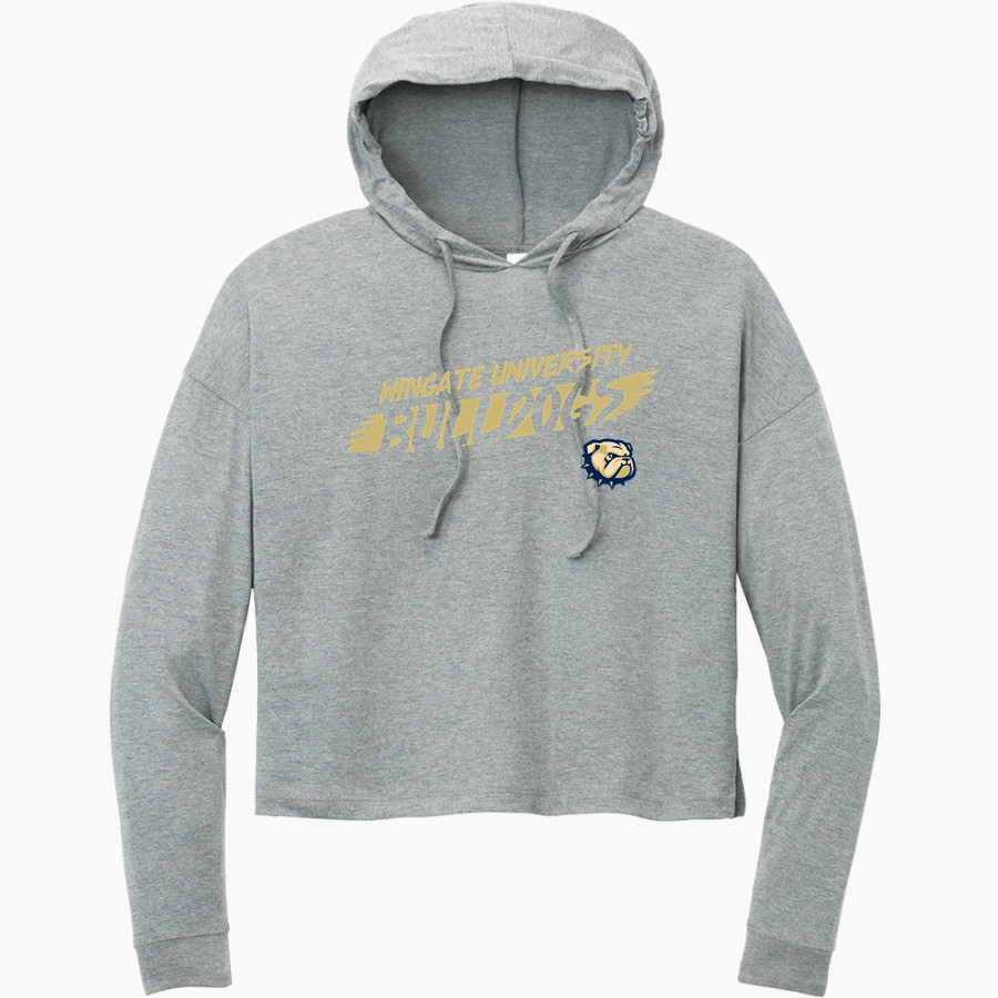 Wingate University Bulldogs <span class="pdp-name-mascot">Wingate Bulldogs</span> District Women's Perfect Tri Long Sleeve Midi Hoodie