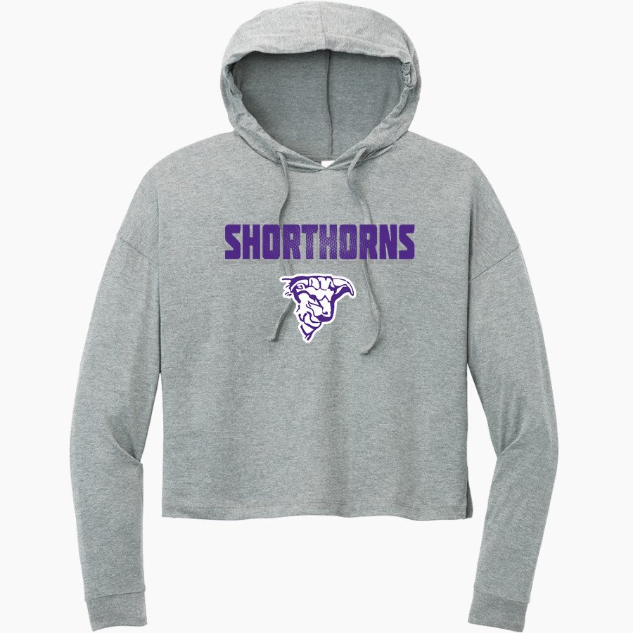 MARFA HIGH SCHOOL SHORTHORNS <span class="pdp-name-mascot">MARFA SHORTHORNS</span> District Women's Perfect Tri Long Sleeve Midi Hoodie