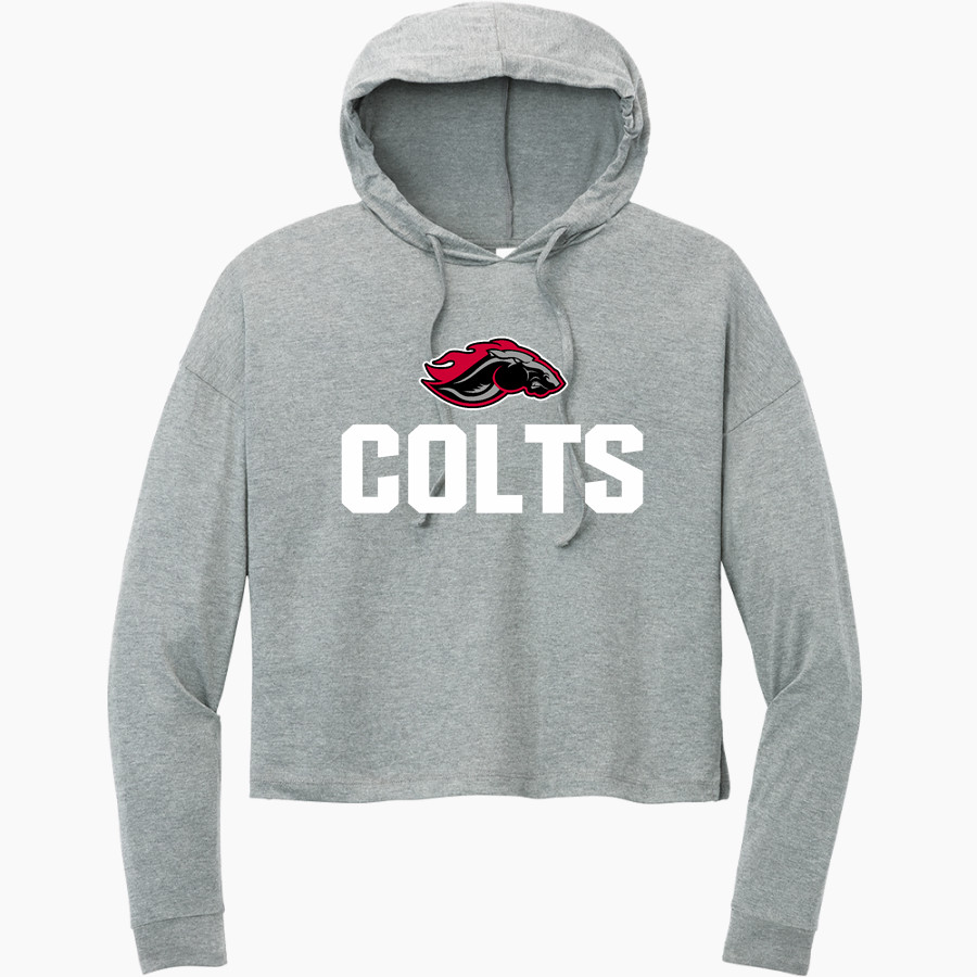 TROY HIGH SCHOOL COLTS District Women's Perfect Tri Long Sleeve Midi Hoodie