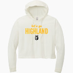 HIGHLAND HIGH SCHOOL HUSKIES <span class="pdp-name-mascot">HIGHLAND HUSKIES</span> District Women's Perfect Tri Long Sleeve Midi Hoodie Front Thumbnail