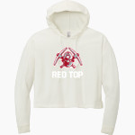 Red Top Miners District Women's Perfect Tri Long Sleeve Midi Hoodie Front Thumbnail