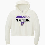 JJC Wolves District Women's Perfect Tri Long Sleeve Midi Hoodie Front Thumbnail