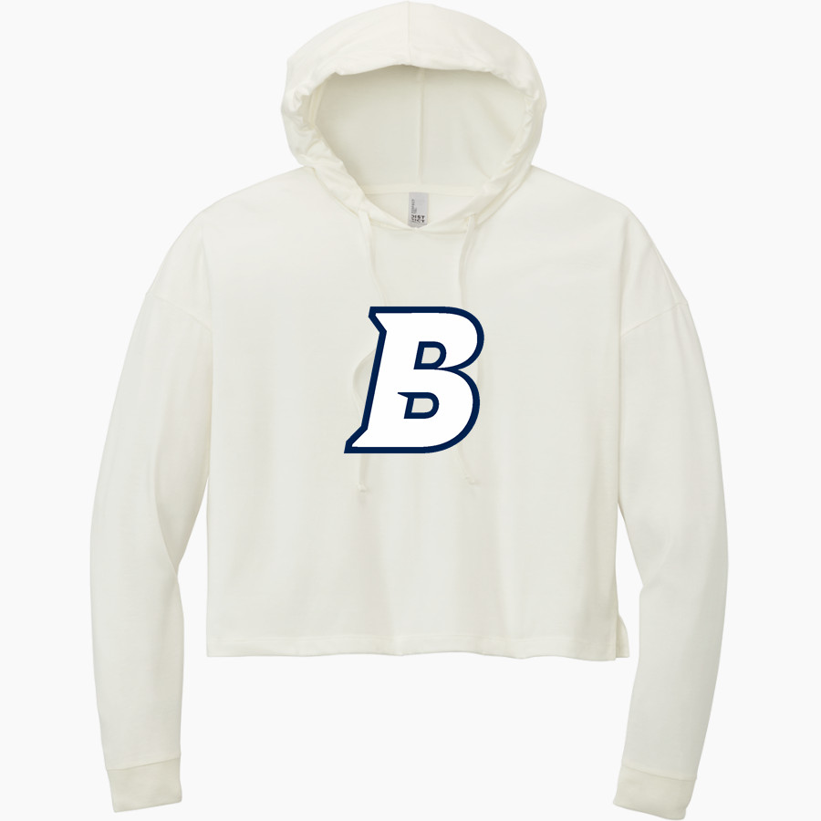 Brandeis Judges Online Store <span class="pdp-name-mascot">Brandeis Judges</span> District Women's Perfect Tri Long Sleeve Midi Hoodie