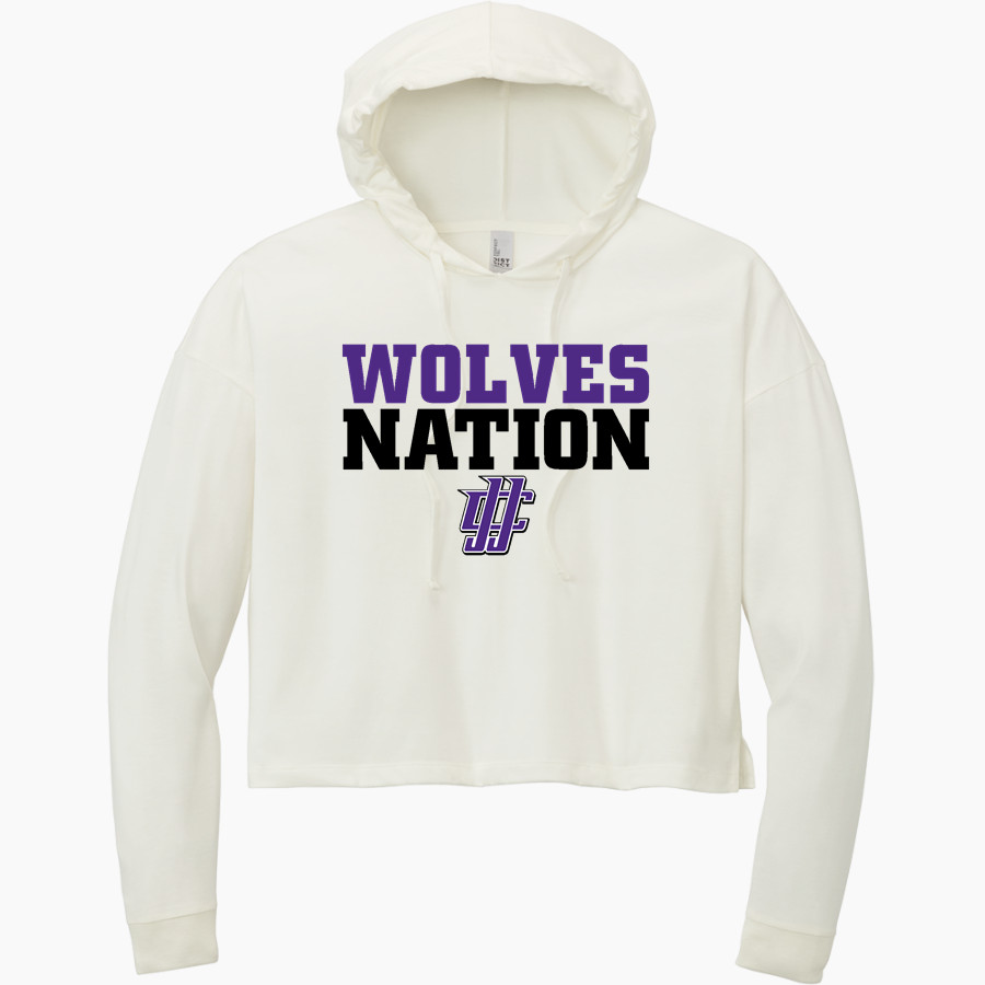 JJC Wolves District Women's Perfect Tri Long Sleeve Midi Hoodie