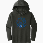 Kansas Jackrabbits <span class="pdp-name-mascot">Kansas School Jackrabbits</span> District Youth Perfect Tri Long Sleeve Hoodie Front Thumbnail