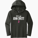 John Swett High School Online Apparel Store District Youth Perfect Tri Long Sleeve Hoodie Front Thumbnail