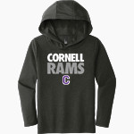 Cornell Rams <span class="pdp-name-mascot">Cornell Rams</span> District Youth Perfect Tri Long Sleeve Hoodie Front Thumbnail