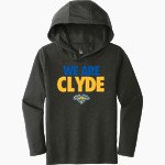 CLYDE HIGH SCHOOL FLIERS <span class="pdp-name-mascot">CLYDE FLIERS</span> District Youth Perfect Tri Long Sleeve Hoodie Front Thumbnail