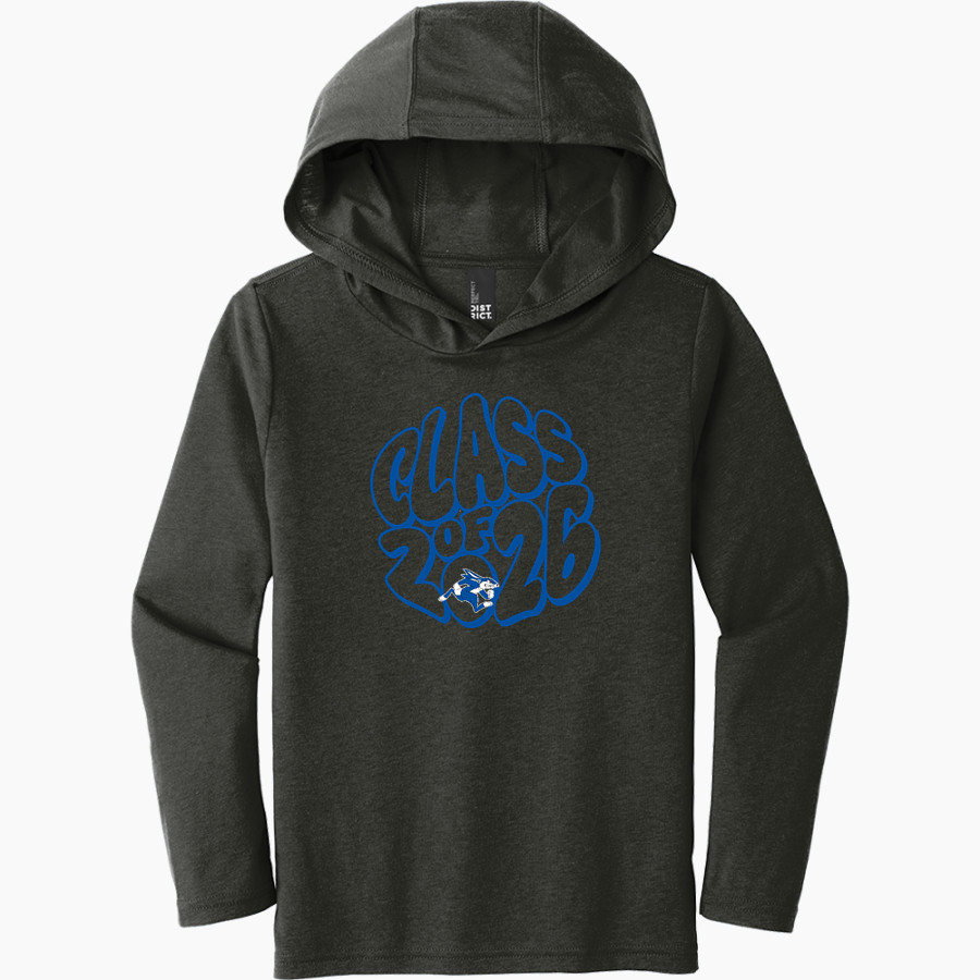 Kansas Jackrabbits <span class="pdp-name-mascot">Kansas School Jackrabbits</span> District Youth Perfect Tri Long Sleeve Hoodie