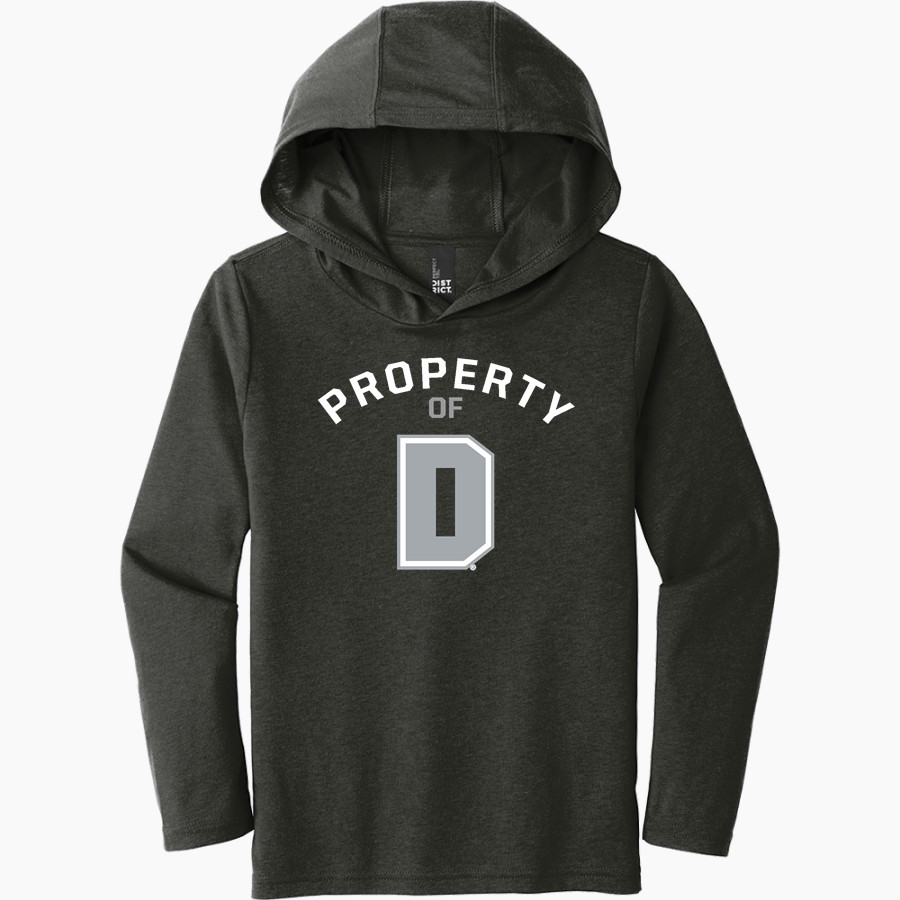 Dickinson State Blue Hawks <span class="pdp-name-mascot">Dickinson State Blue Hawks</span> District Youth Perfect Tri Long Sleeve Hoodie