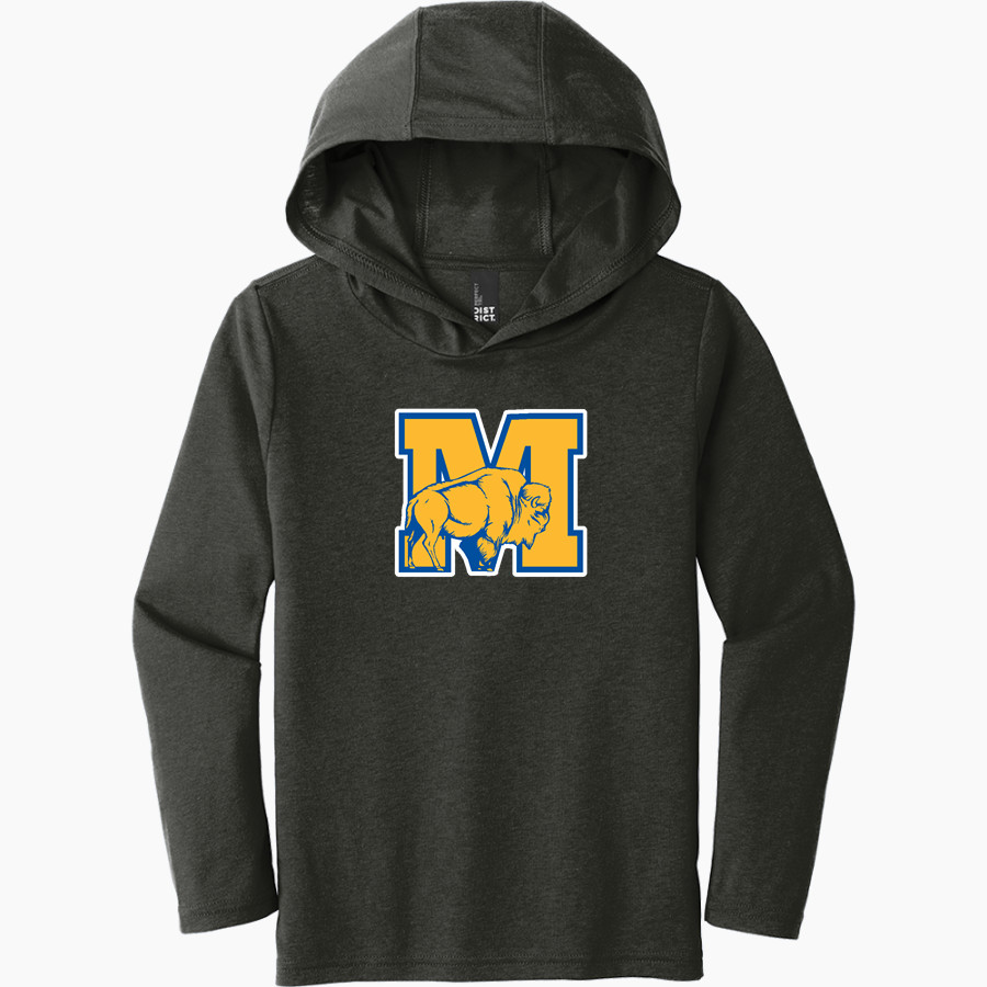 CHARLES H MILBY HIGH SCHOOL BUFFALOES <span class="pdp-name-mascot">CHARLES H MILBY BUFFALOES</span> District Youth Perfect Tri Long Sleeve Hoodie