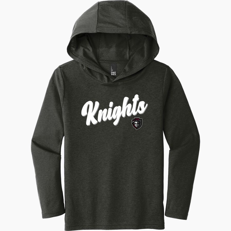 Lansingburgh Knights The Official Online Store District Youth Perfect Tri Long Sleeve Hoodie